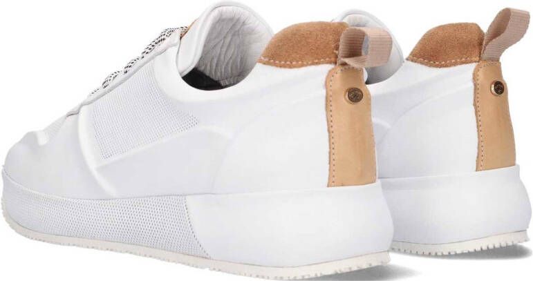 Fred de la Bretoniere Sneakers Sneaker Soft Nappa Leather With Suede Wit