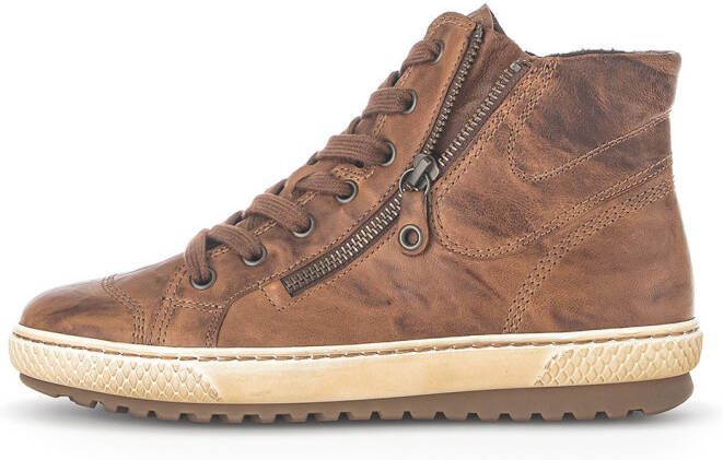 Gabor Hoge veterschoenen met rits aan de buiten en binnenkant