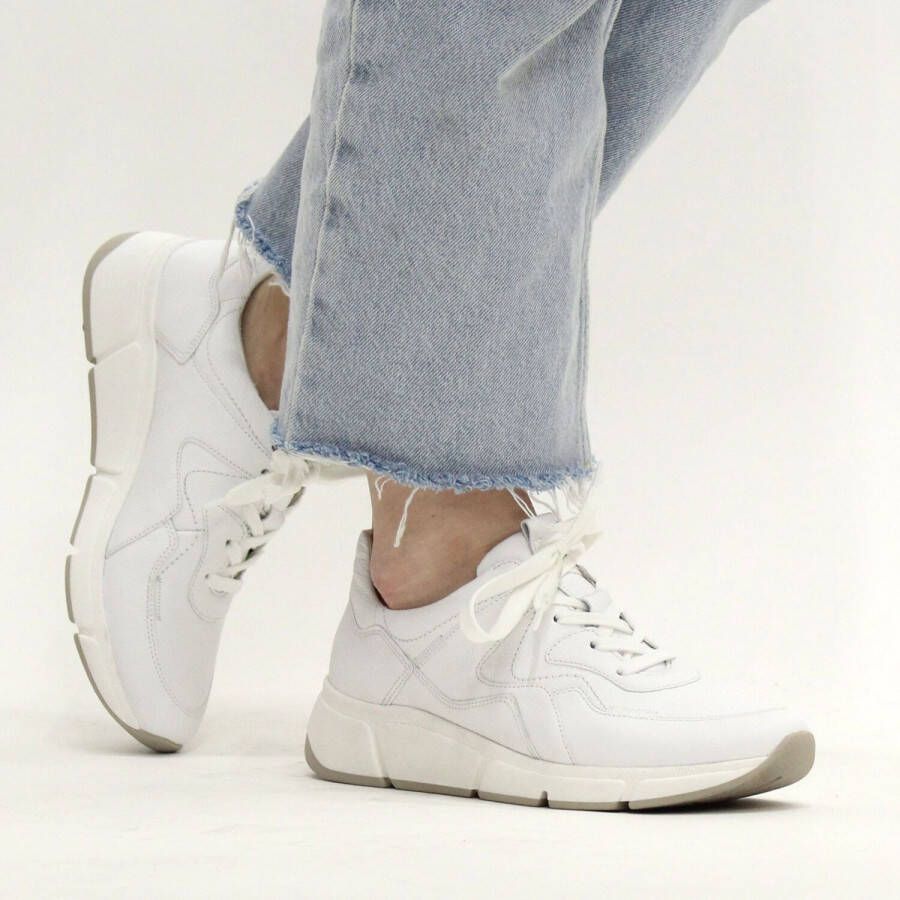 Gabor Sneakers kalfsnappaleer Comfort wit