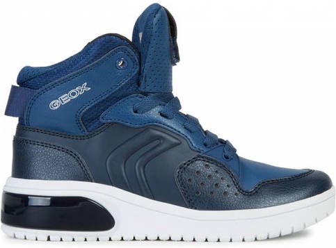 Geox J947qa halfhoge jongenssneaker navy, mt. 31