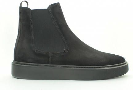 Giorgio 81318 donker bruin suè, de sportieve half hoge sneaker