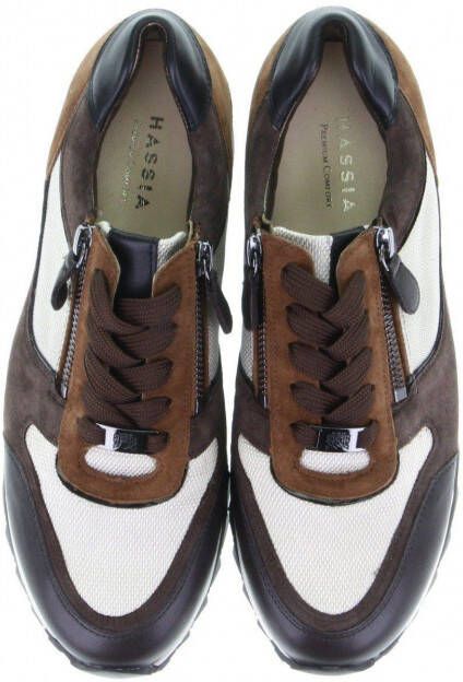 HASSIA sneakers met verwisselbaar voetbed en rits