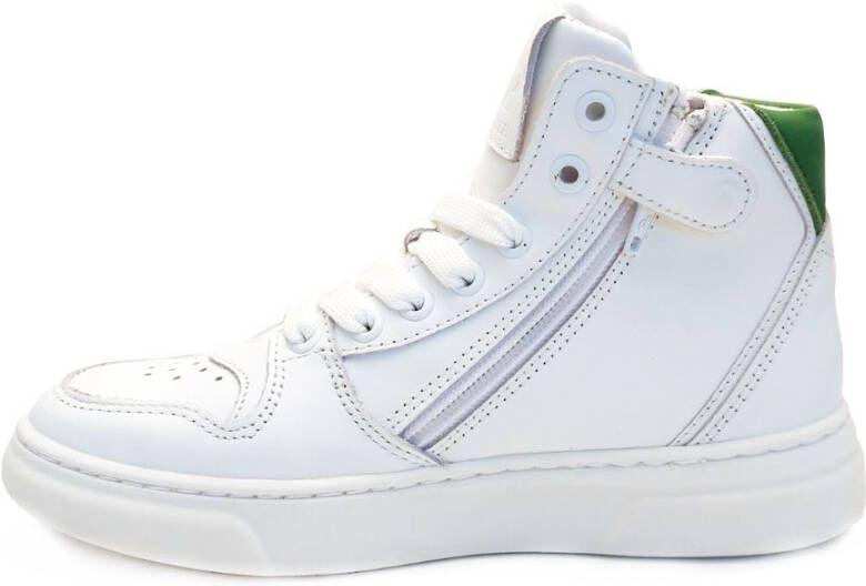 Hip Veterschoenen white green combi