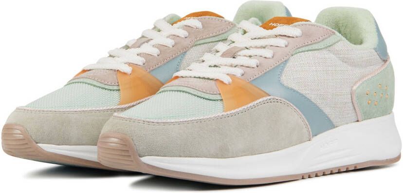 HOFF Saint Denis suède sneakers blauw/multi