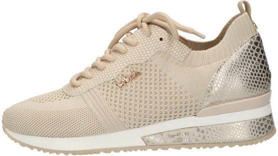 La Strada Sneakers met sleehak met metallic inzet bij de hiel