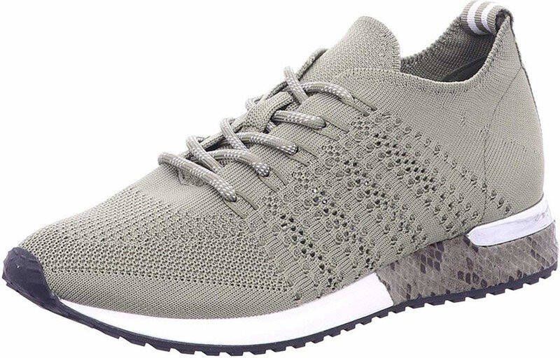 La Strada Sneakers met sleehak Fashion Sneaker met metallic details bij de hak