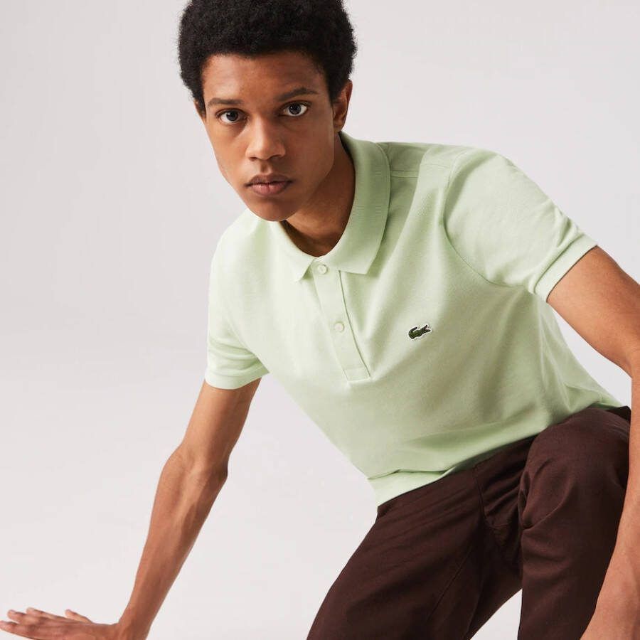 Lacoste Slim Fit Polo PH4012-HD1 Licht Groen-XL maat XL