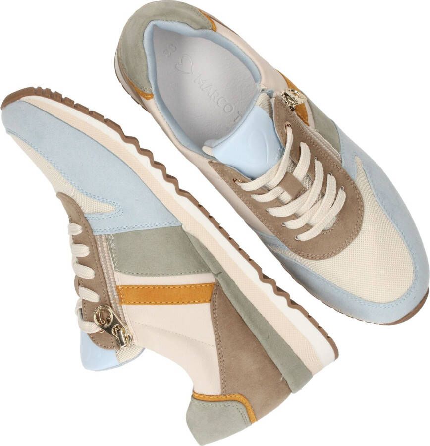 Marco tozzi Sneaker Dames Blauw/Beige/Multi
