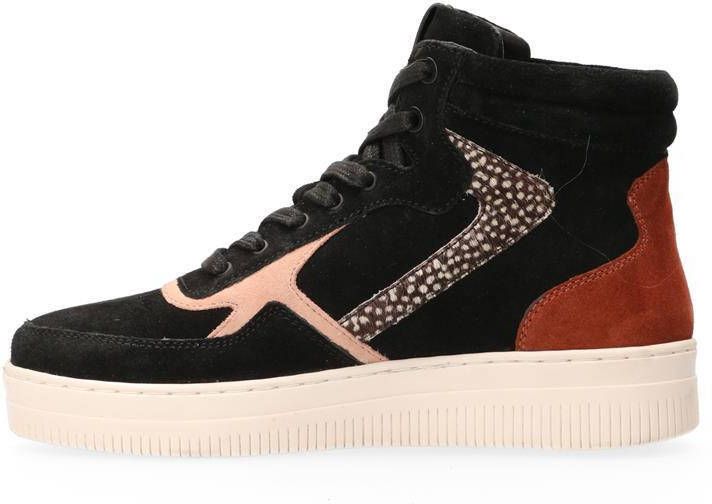 Maruti Mona Black Mauve Rus Sneakers hoge sneakers