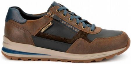Mephisto Bradley Veterschoen Heren Blauw/Bruin