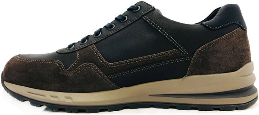 Mephisto Bradley Veterschoen Heren Blauw/Bruin/Grijs