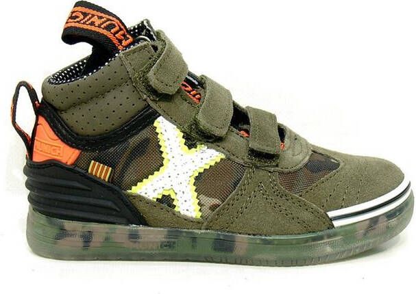 Munich Groene G3 Boot Velcro Hoge Sneaker