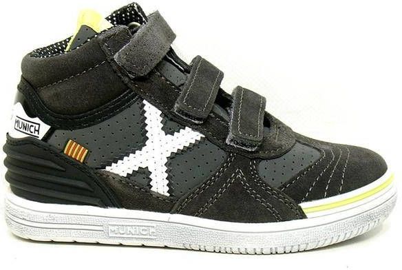 Munich Zwarte Hoge Sneaker G3 Boot Velcro