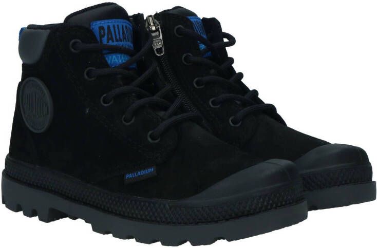Palladium Pampa Hi Cuff Veterboot Jongens Zwart