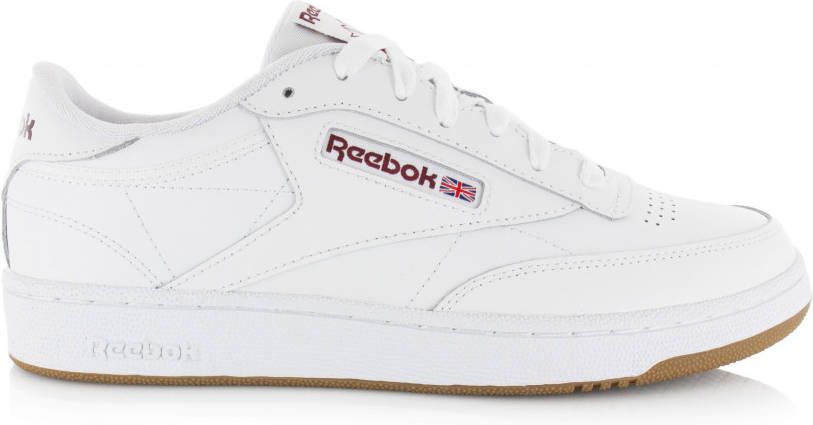 Reebok club c 85 schoenen Cloud White/Classic Burgundy/ Lee 3 Heren