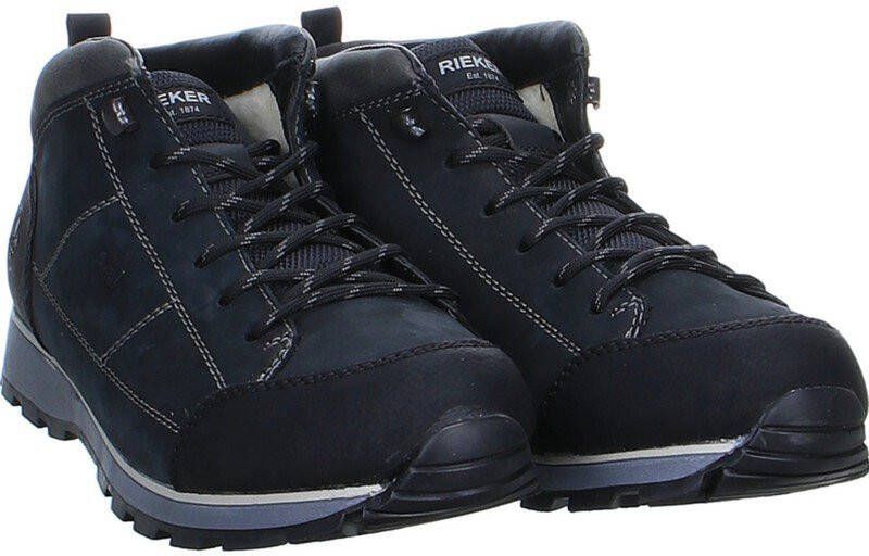 Rieker Casual Leather Booties , Blauw, Heren