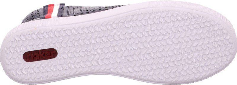 Rieker Hoge veterschoenen met geperforeerde buitenkant