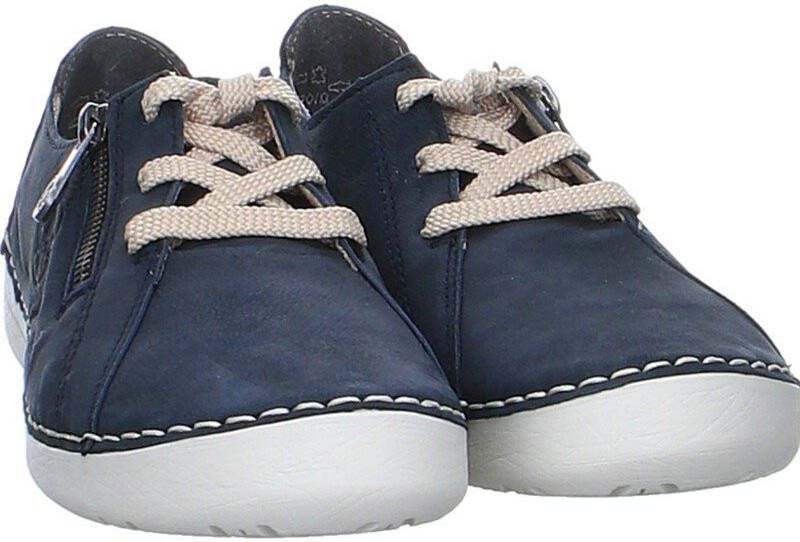 Rieker Veterschoen met superbuigzame zool Donkerblauw