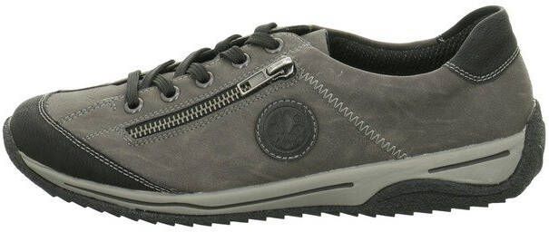 Veterschoen Rieker zwart