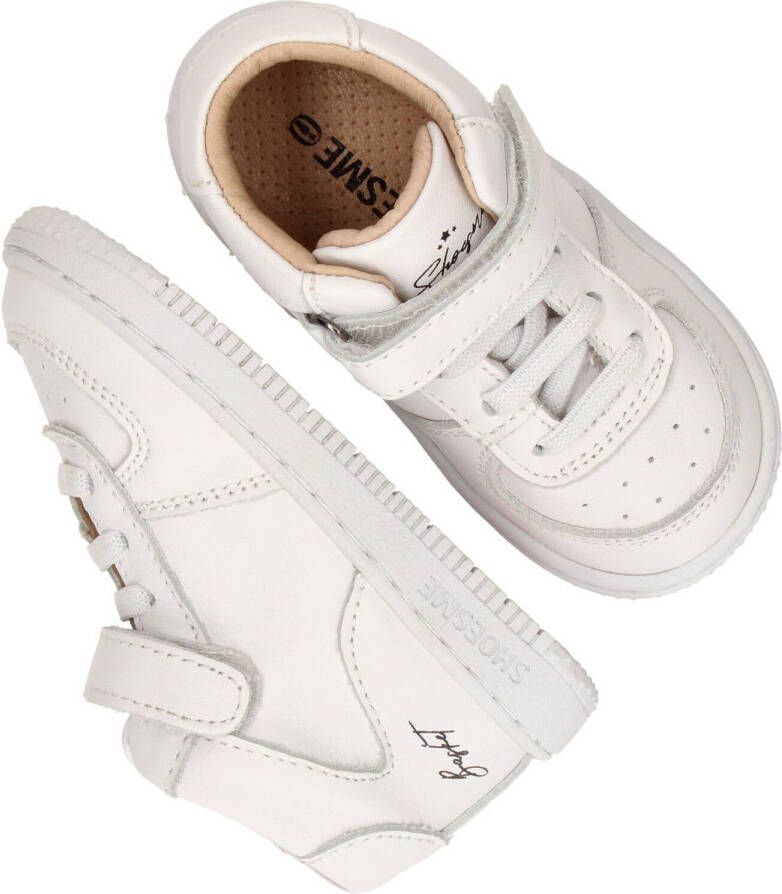 ShoesMe Witte Veterschoenen Babyproof Flex