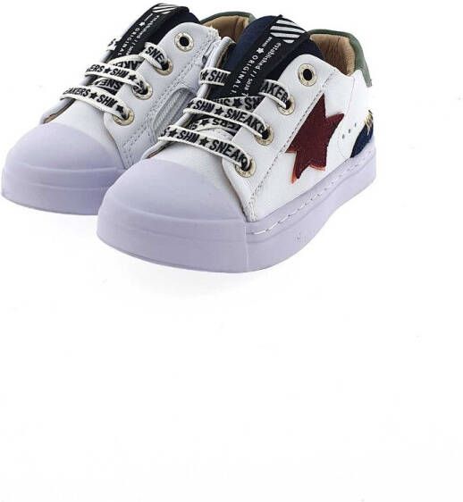 Shoesme Witte Lage Sneakers Sh22s011