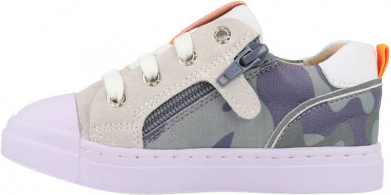 Shoesme Sneakers SH22S021 J Groen/Oranje 28