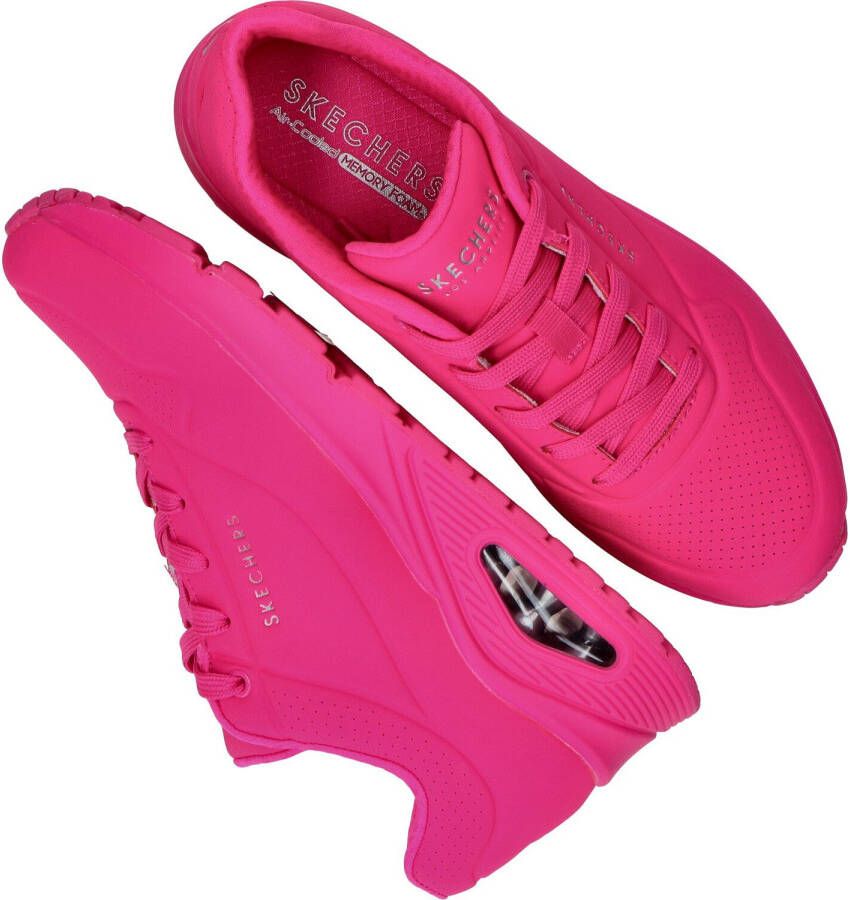 Skechers Uno Night Shades Sneaker Dames Roze
