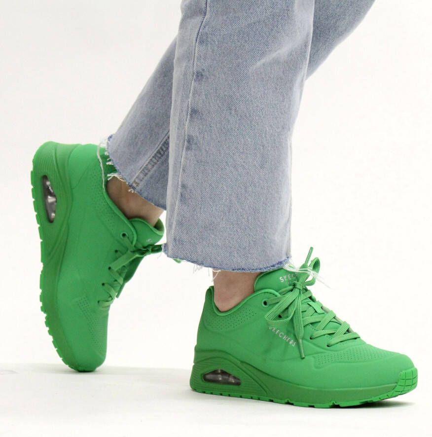 Skechers Uno Stand On Air groen Synthetisch