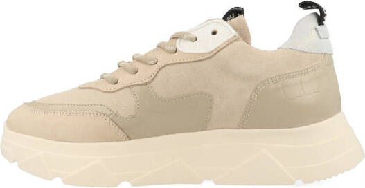Steve Madden Pitty sneaker van leer met su&#xE8, de details