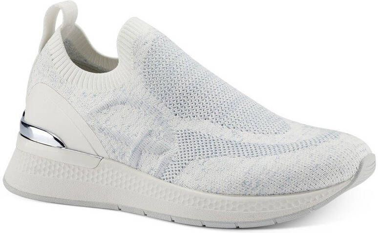 tamaris Instapper in tijdloos model Wit/Lichtblauw