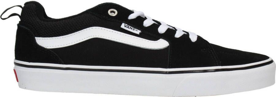 Skateschoenen Vans filmore suede canvas black white