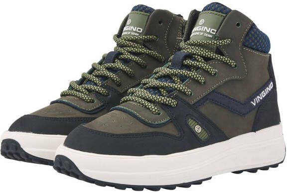 Vingino Max Mid Veterboot Jongens Groen/Blauw
