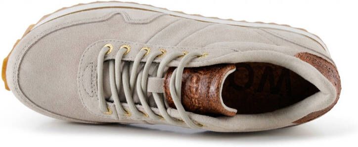 Woden Nora 3 suede plateau wl1752 802 grey feather