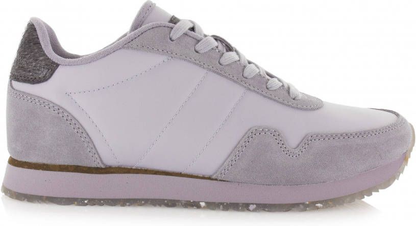 Woden Nora III Leather Lilac Marble , Paars, Dames