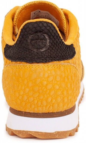 Woden Sneakers ydun croco II herfst , Oranje, Dames