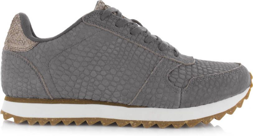 Woden Crocop II donkergrijs , Grijs, Dames