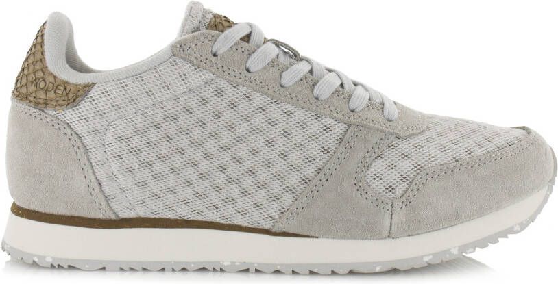 Woden Ydun Suede Mesh II Oester , Grijs, Dames