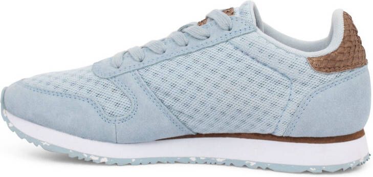 Woden Ydun suede mesh II ijsblauw , Blauw, Dames