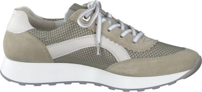 Paul Green Sneakers kalfssuèdeleer groen