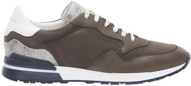 Van Lier Chavar nubuck sneakers grijsbruin