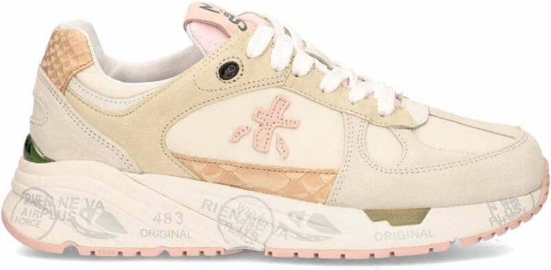 Premiata Beige Lage Sneakers Mase d