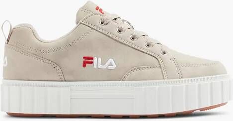 Fila Taupe platform sneaker