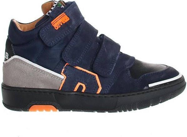 Develab 45707 Navy Suede Sneakers hoge sneakers