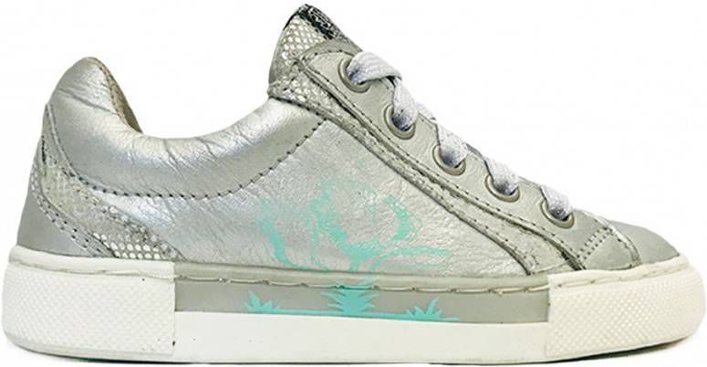 Twins Zilveren Veterschoenen Rits Wijdte 3, 5