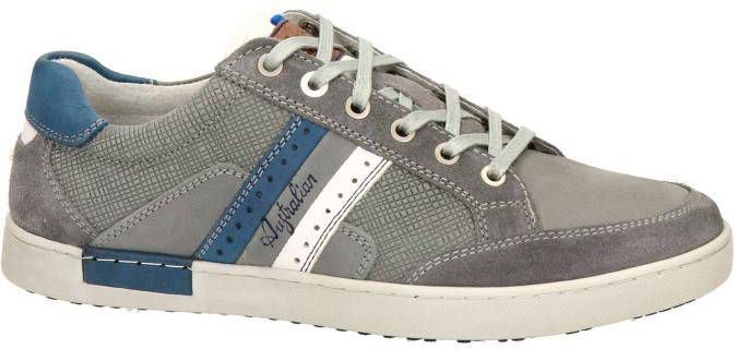Australian Lombardo leren sneakers grijs