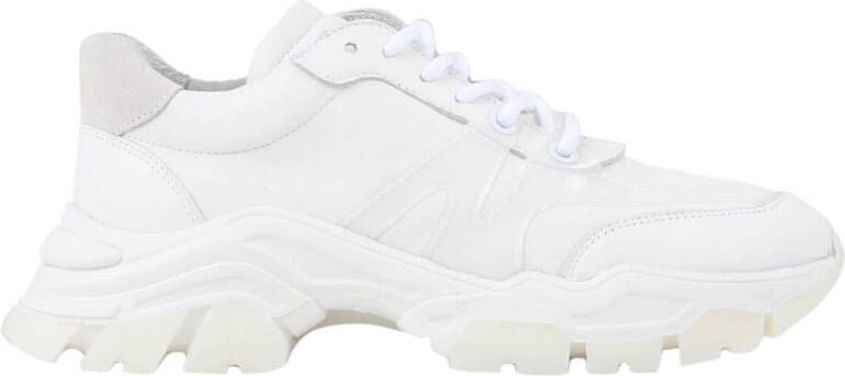 BRONX Tayke Over chunky leren sneakers off white
