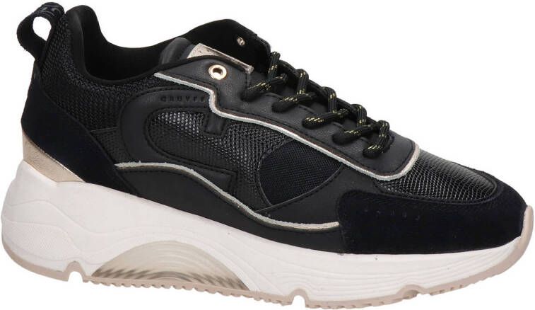 Cruyff Catalina chunky leren sneakers zwart