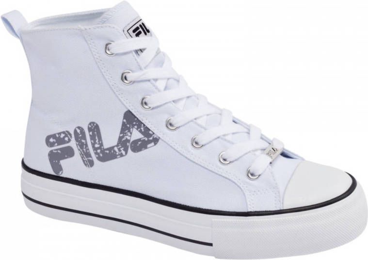 Fila New Witte hoge canvas sneaker