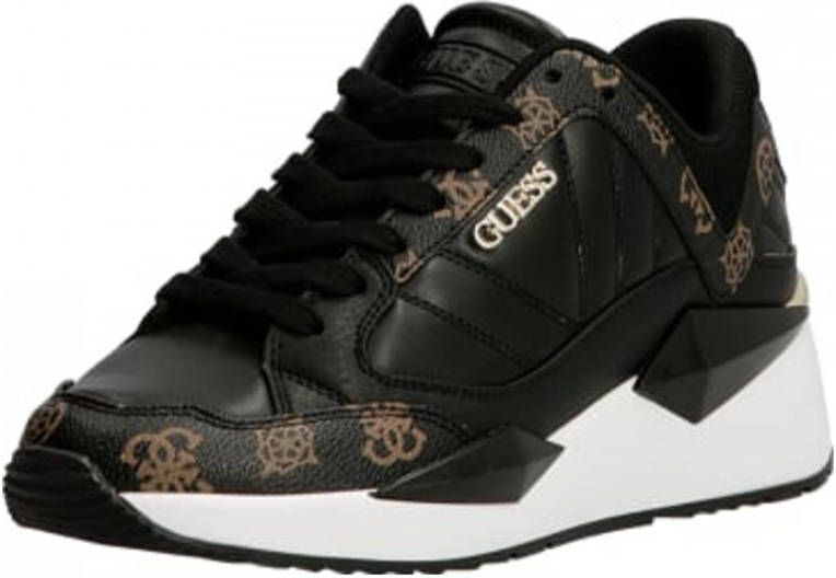 Guess Traves Sneakers , Zwart, Dames