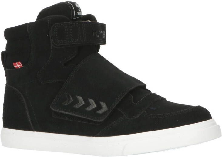 hummel Stadil Tonal Jr suede sneakers zwart